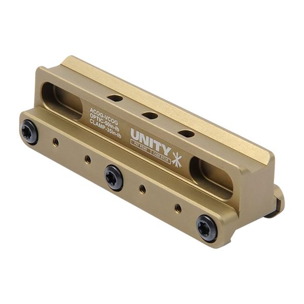 UNITY TACTICAL FAST COG SERIES MOUNT FOR TRIJICON ACOG/VCOG FDE